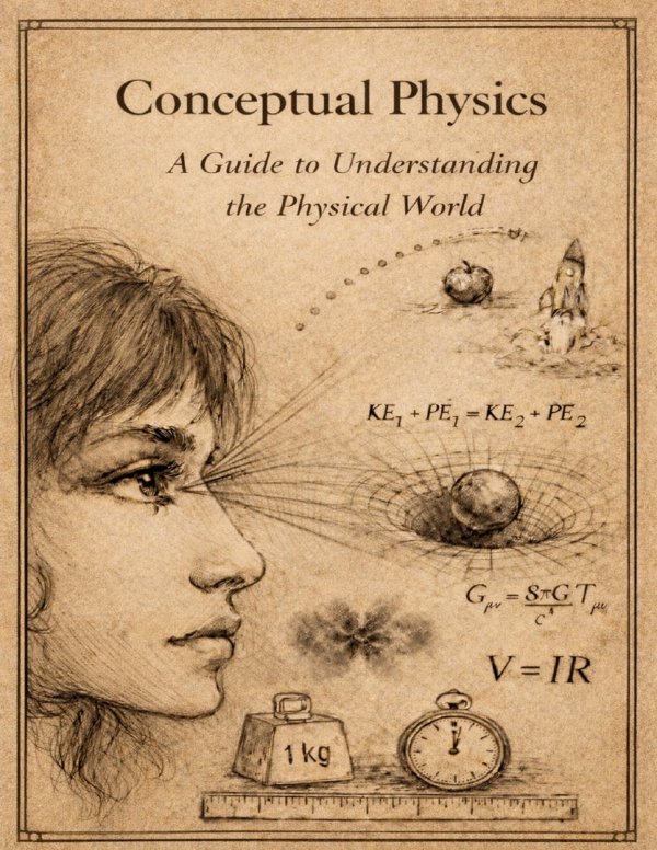 Draft cover: Conceptual Physics, A Guide to Understanding the Physical World